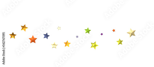stars. Confetti celebration  Falling colour abstract decoration for party  birthday celebrate 