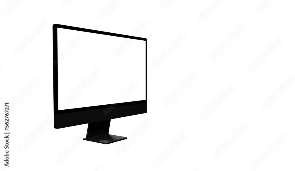 Computer screen mockup. PC monitor template. Computer screen mockup. PC monitor template.