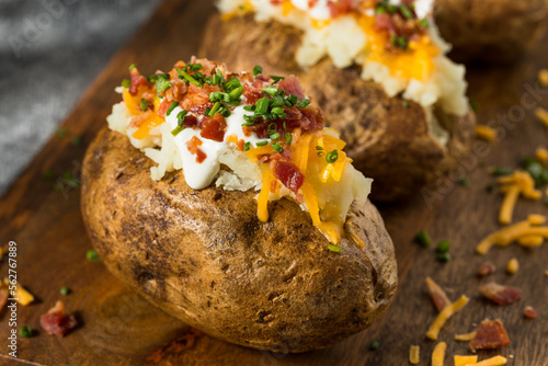 Homemade Loaded Baked Potatoes