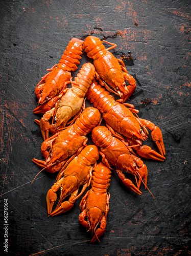 Spicy boiled crayfish.