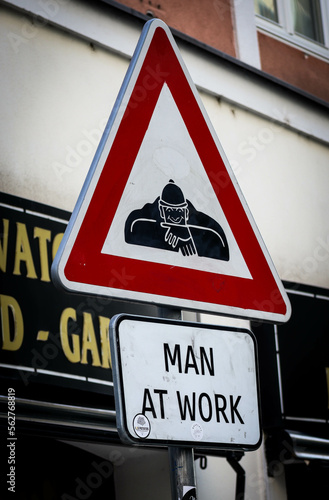 Canvas Print sign on a street at Old Town, Bratislava, Slovakia