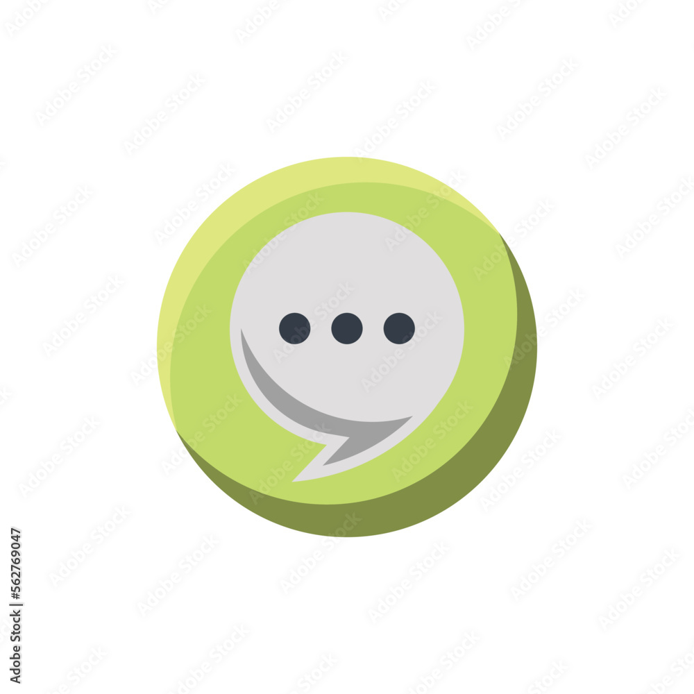 chat icon design vector template chat icon design vector template