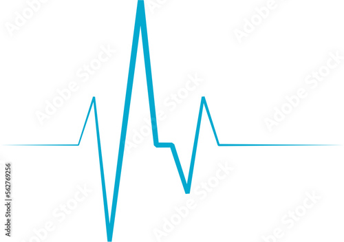 ECG Line Design Element Vector