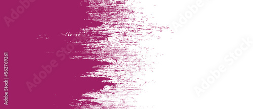 Purple brush stroke background. Purple ink splash on backdrop. Brush background for wallpaper, paint splatter template, dirt banner, watercolor design, dirty texture. Trendy brush background, vector