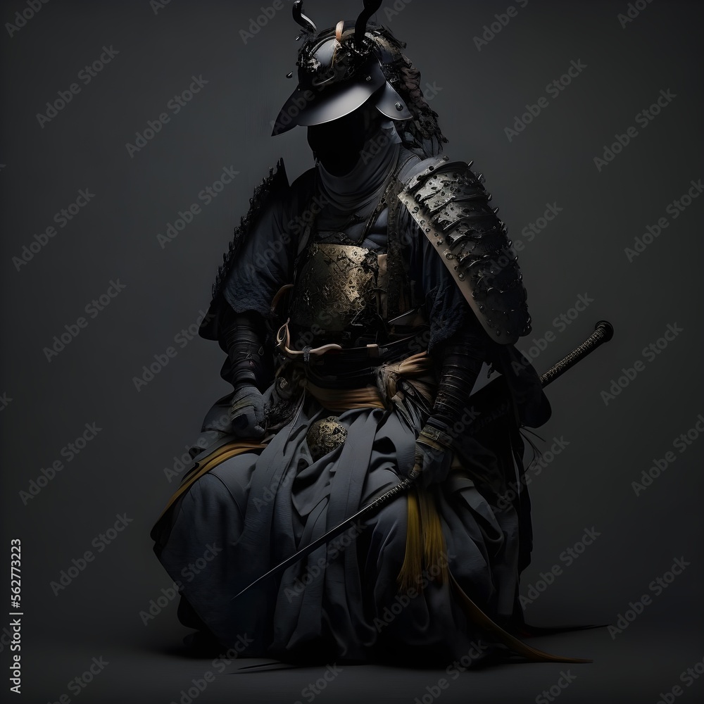 Naklejka premium Samurai