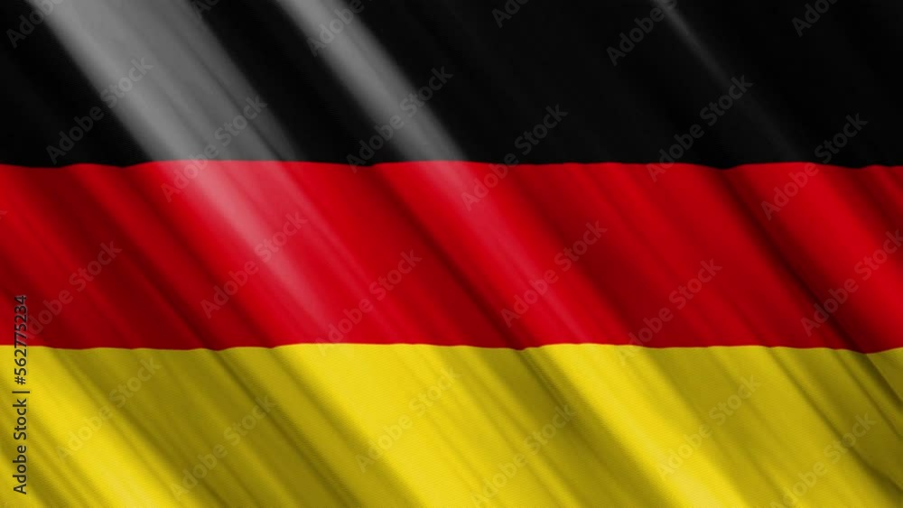 3D render of National flag of germany waving, Waving Fabric of france, 4K 3D render of National flag of germany waving, Waving Fabric of france, 4K