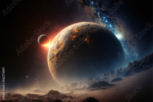Exploring the Universes Beyond Our World  Photorealistic Visualization of Galaxies  Star Systems  and Solar Systems  with Generative AI to Unlock the Mysteries of the Universe - A 3D Galaxy Journey