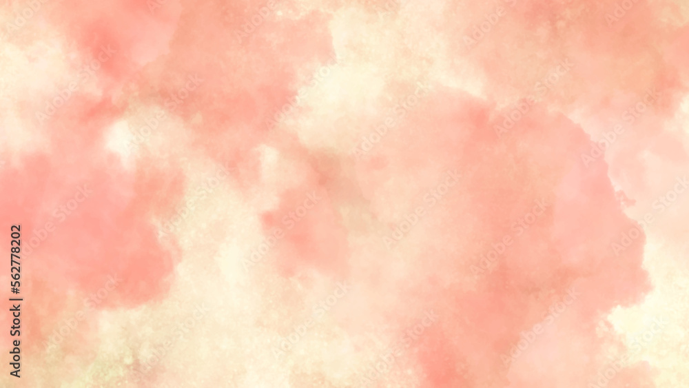 Pink watercolor abstract background. Watercolor artistic abstract pink brush stroke isolated on white background. Colorful grunge design.