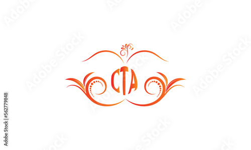 CTA Letter logo design, CTA vector logo, CTA with shape, CTA template with matching color, CTA logo Simple, Elegant, CTA Luxurious Logo, CTA Vector pro, CTA Typography, 