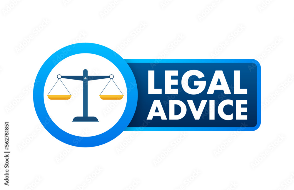 Obraz premium Legal advice. Justice, consultation. Client questions. Online lawyer assistance. Vector stock illustration.