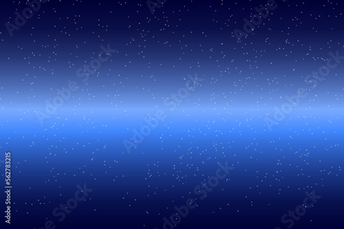 gradient blue. Astrology horizontal star universe background