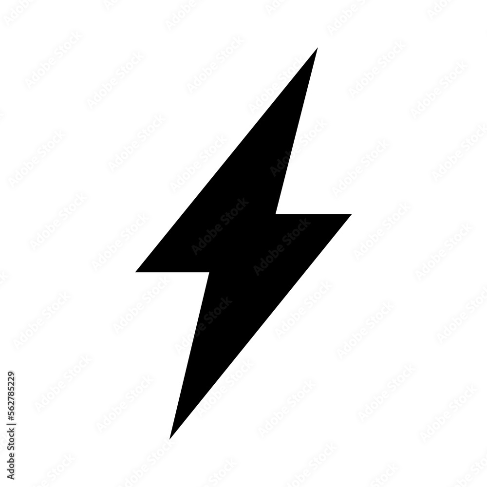 Lightning bolt icon set. Flash electric symbol. Thunderbolt flat style sign for apps and websites with transparent background PNG Lightning bolt icon set. Flash electric symbol. Thunderbolt flat style sign for apps and websites with transparent background PNG