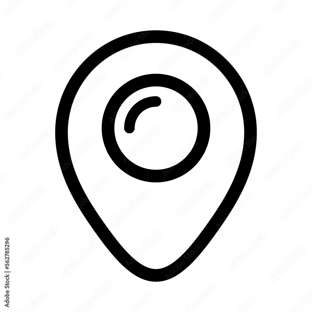Location pin icon. Map pin place marker symbol. Map marker pointer sign for apps and websites with transparent background PNG Location pin icon. Map pin place marker symbol. Map marker pointer sign for apps and websites with transparent background PNG