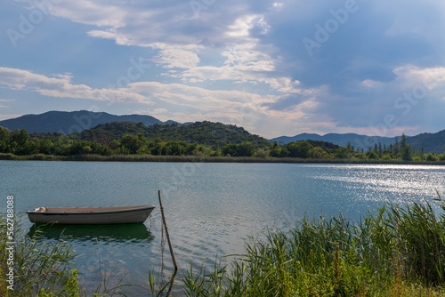 Seaside landscape in the Peljesac region of Croatia.