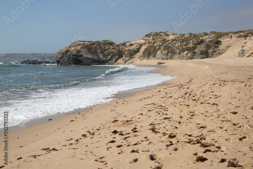 Fototapeta Naklejka Na Ścianę i Meble -  Carreiro da Fazenda Beach, Vila Nova de Milfontes, Portugal