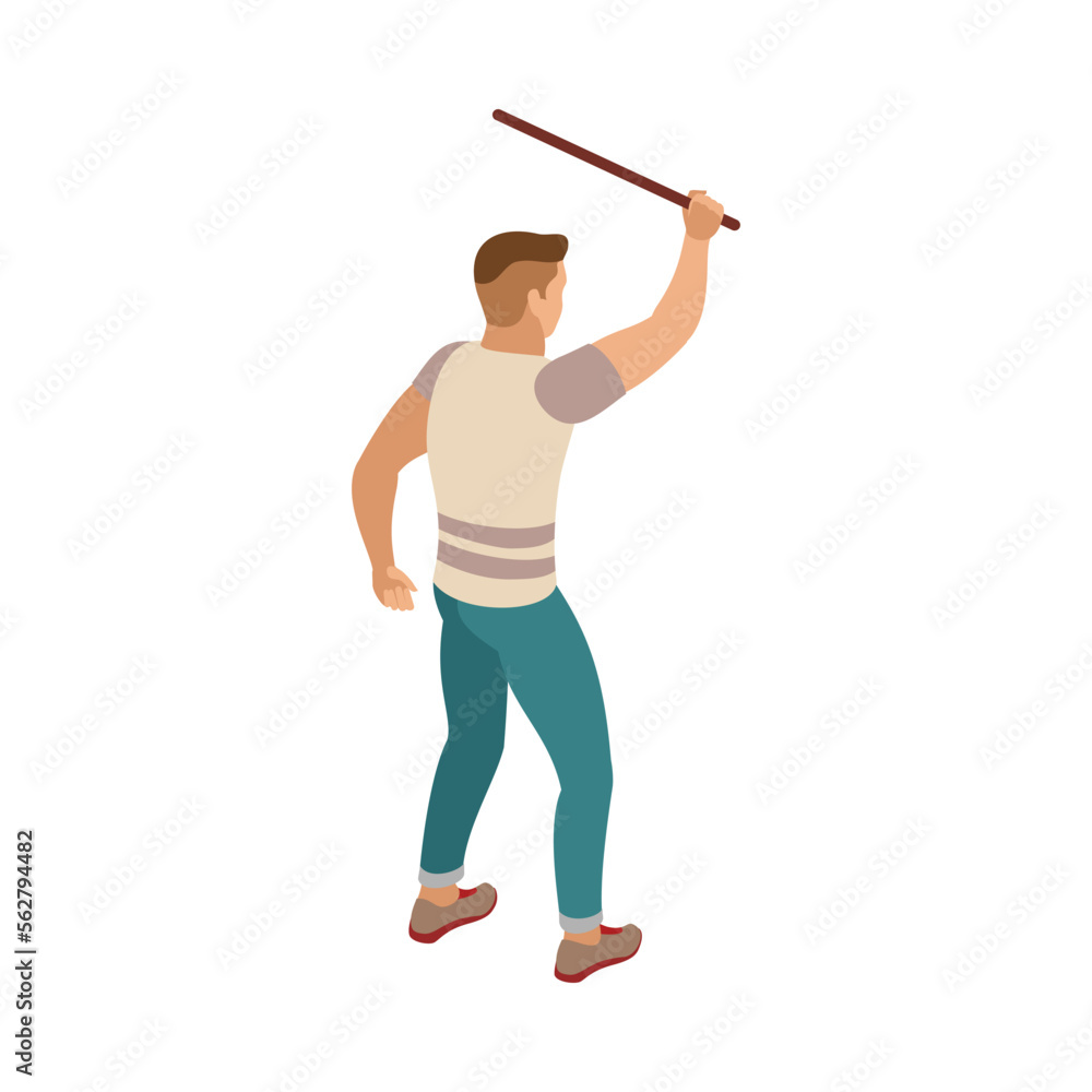 Activist Isometric Illustration Activist Isometric Illustration