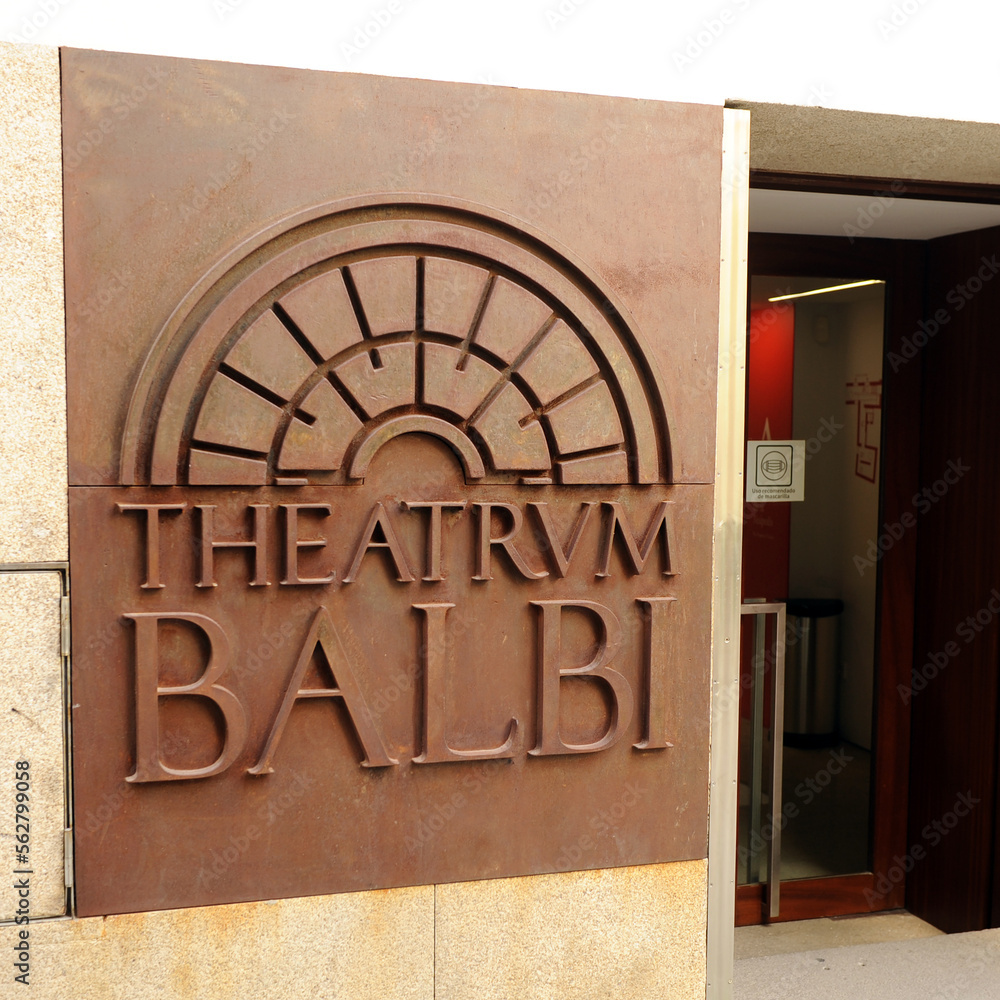 Entrada al Theatrum Balbi, Teatro de Balbo, teatro romano de Cádiz