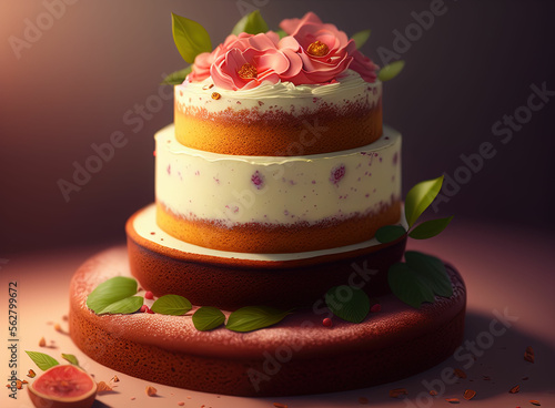Beautiful cakes. Generative AI