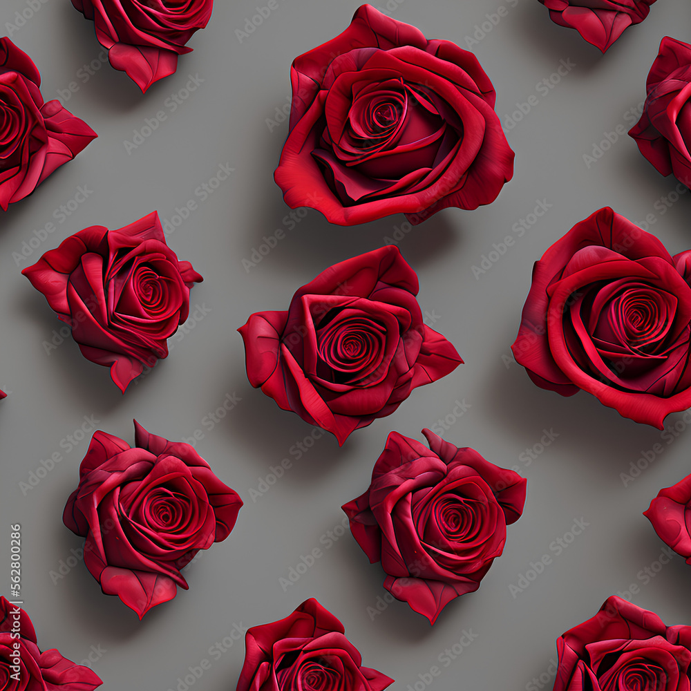 Fototapeta premium red roses background