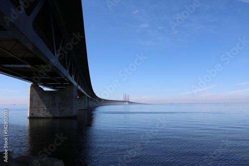 Öresund Bridge is world's longest cable-stayed bridge for combined road and rail transport, Sweden