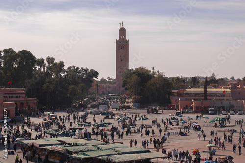 Jamaa el Fna Square from above