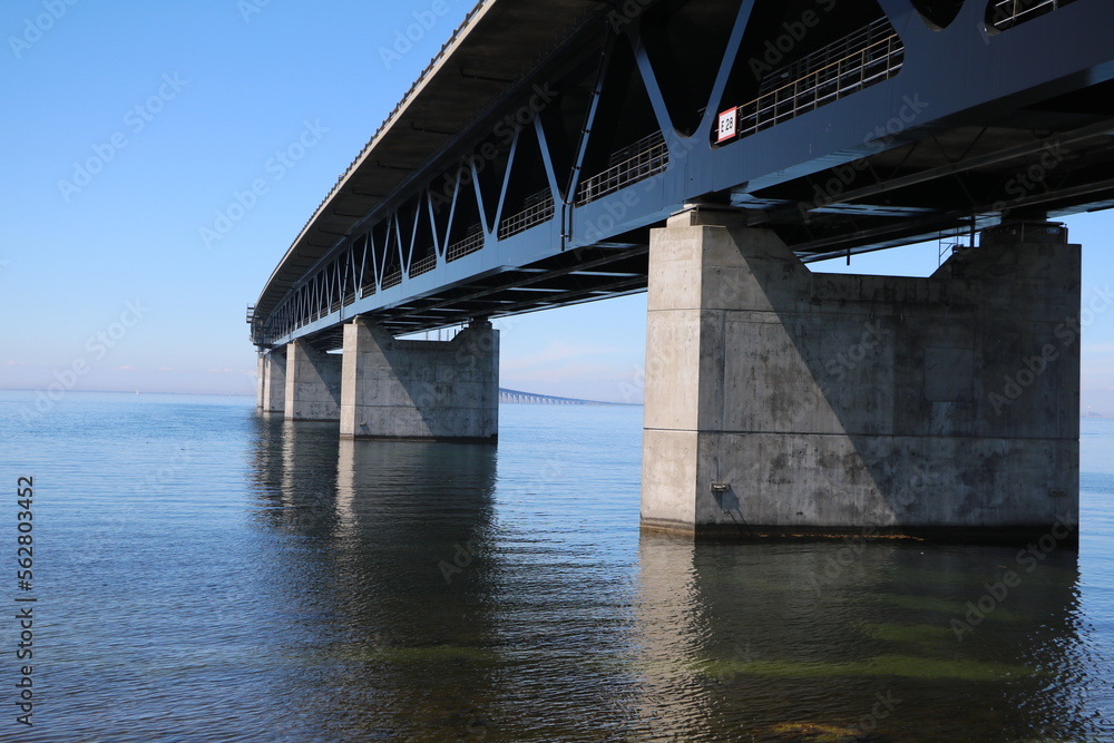 The Öresund Bridge E 20 from Sweden to Denmark via the Baltic Sea, Sweden