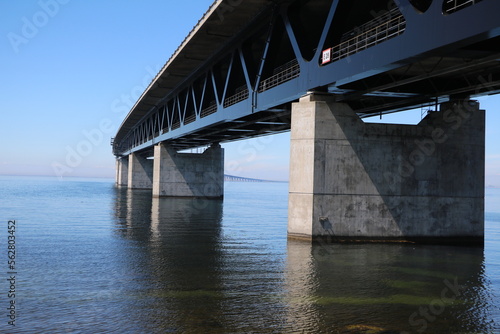 The Öresund Bridge E 20 from Sweden to Denmark via the Baltic Sea, Sweden © ClaraNila