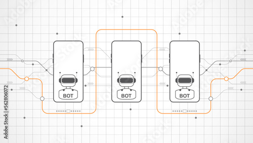 chatGPT Ai artificial intelligence technology hitech concept. chat GPT with smart bot, open Ai, line, lights, technology Abstract, vector. design for chat, web banner, background, transformation.