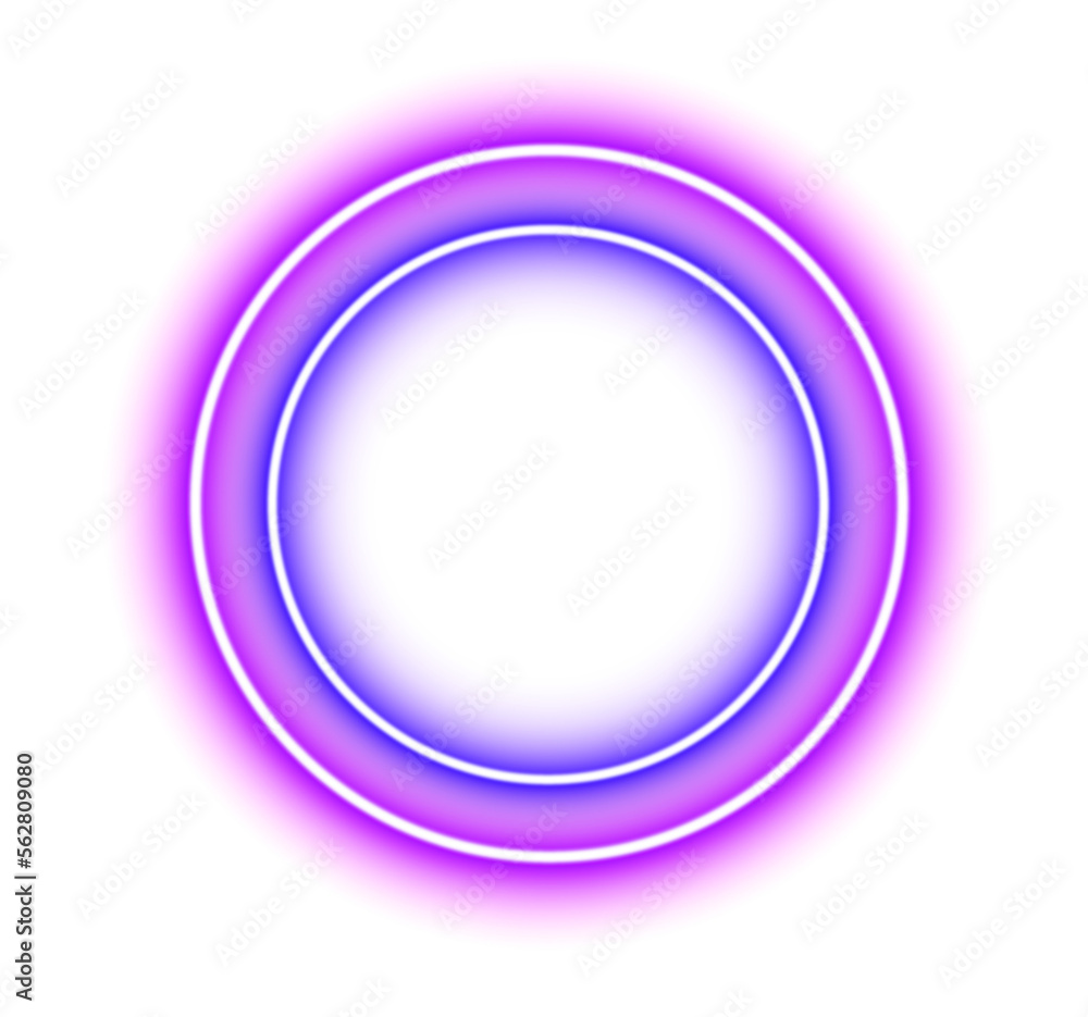 neon double layer shining circle neon double layer shining circle