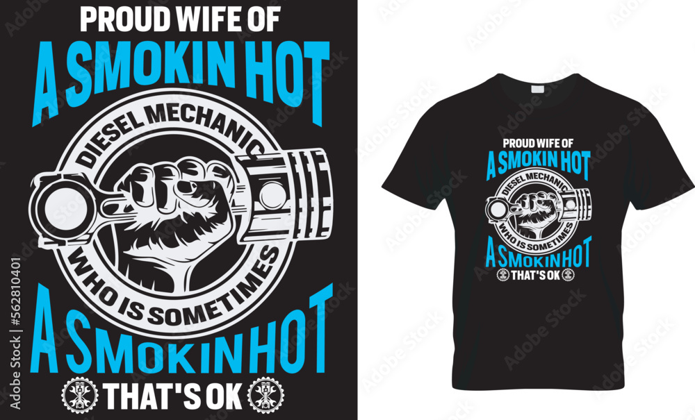 MechanicTee Proud Wife of A Smokin'Hot Mechanic ... - Amazon MechanicTee Proud Wife of A Smokin'Hot Mechanic ... - Amazon