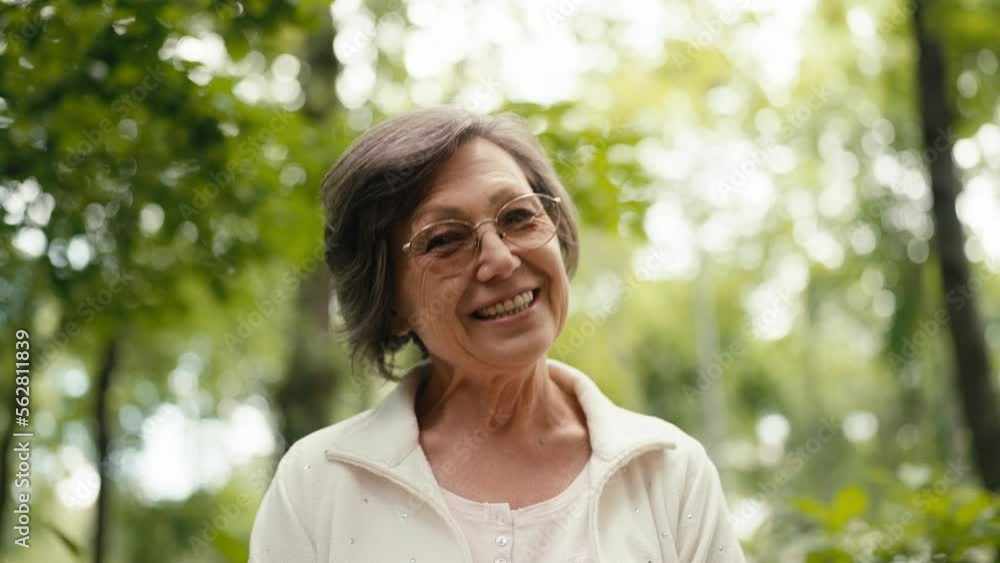 POV of elderly woman having video call with relatives, modern technology user POV of elderly woman having video call with relatives, modern technology user