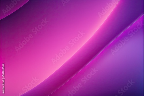 Abstract Purple Gradient Curve Background. Generative AI.