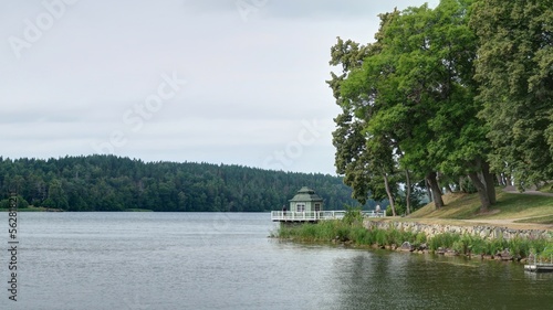 Photography sur les bords du lac Mälar (Mälaren) en Suède