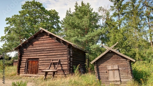 maison traditionnelle ancienne suédoise  © Lotharingia