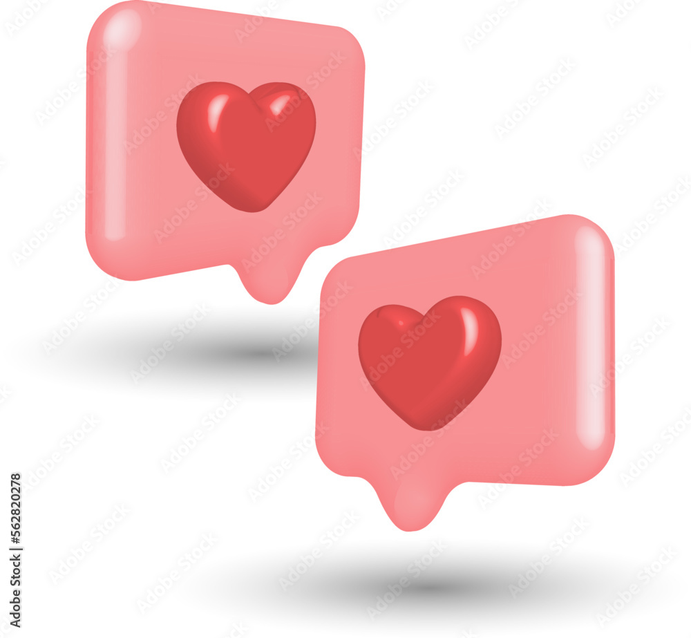 Smartphone valentine 3d icon vector app user interface notification digital button heart love speech bubble. Like pink internet quick tips mobile dating application social media alert realistic Smartphone valentine 3d icon vector app user interface notification digital button heart love speech bubble. Like pink internet quick tips mobile dating application social media alert realistic