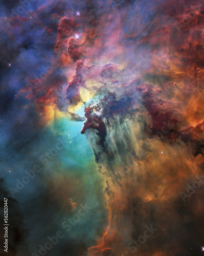 Fototapeta Naklejka Na Ścianę i Meble -  New nasa hubble deep space telescope images. 
Elements of this image furnished by NASA.