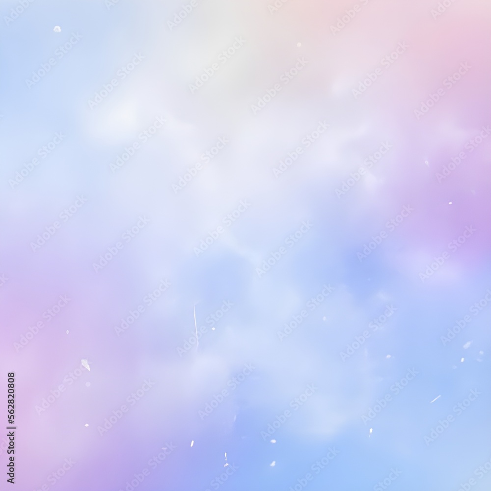 Fototapeta premium Pastel cosmic fantasy background. Generative AI. 