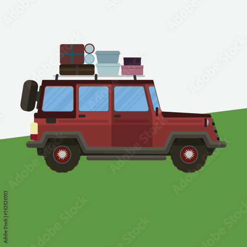 Car Camper car vector