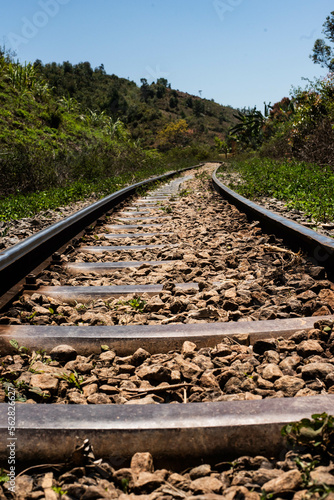 railway in the mountains