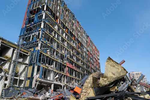 Photos Russia - terrorist country, destroyed shopping and entertainment center in Kyiv