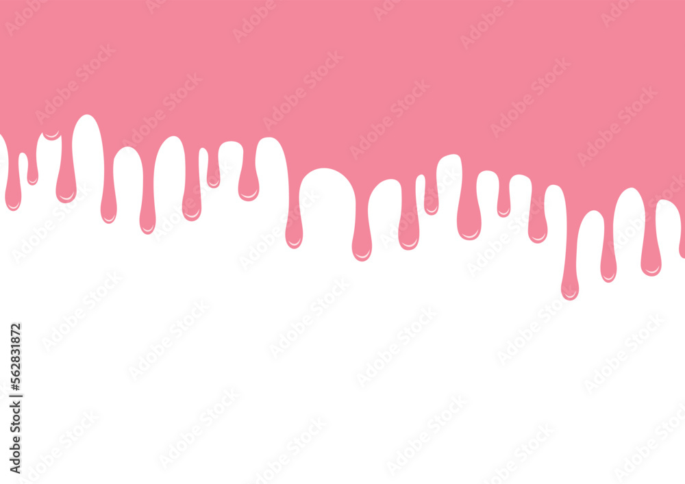 垂れた苺チョコレートのイラスト_垂れたピンクのペンキ
垂れた苺チョコレートのイラスト_垂れたピンクのペンキ