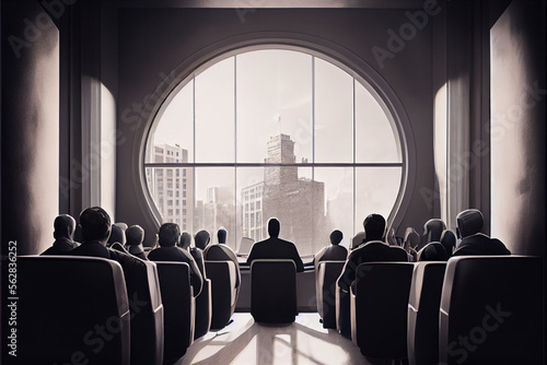 Business People Working In a Conference Room