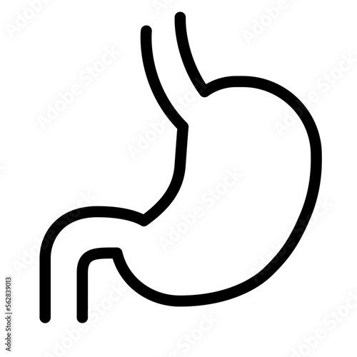 Lungs icon outlined