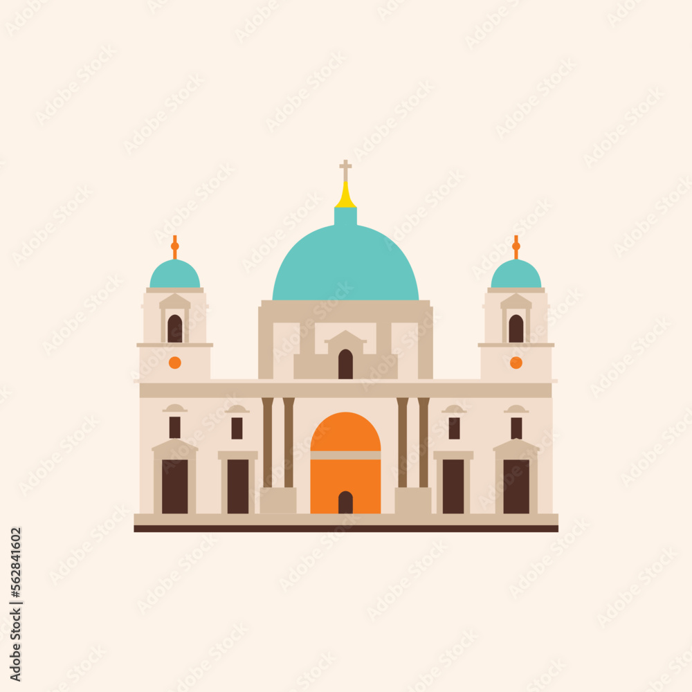 Berlin Cathedral in Museum Island. Berlin Cathedral in Museum Island.