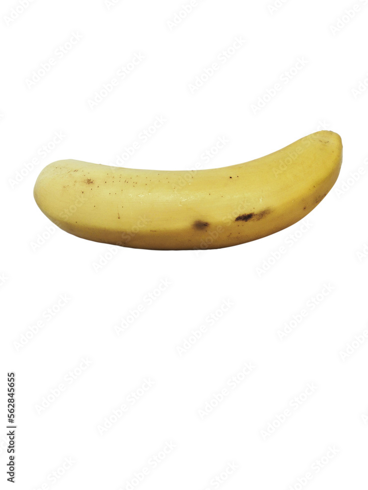 Ripe realistic isolated  banana.  fruit 