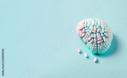 Drug addiction brain photo