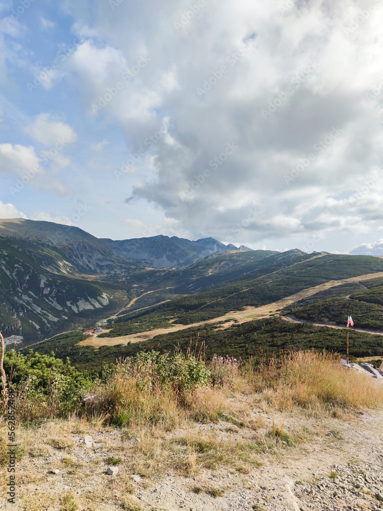 Summer view of Rila mountain at Yastrebets area, Bulgaria