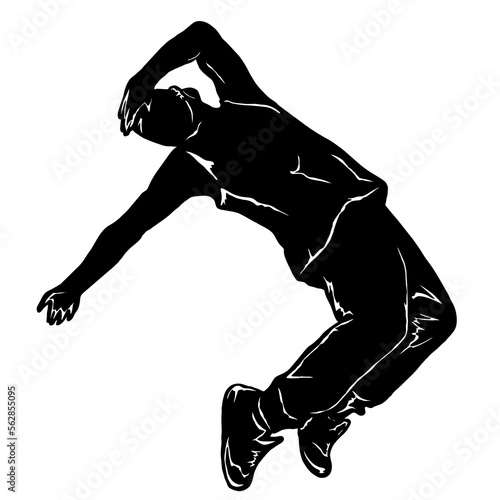 break dance icon vector