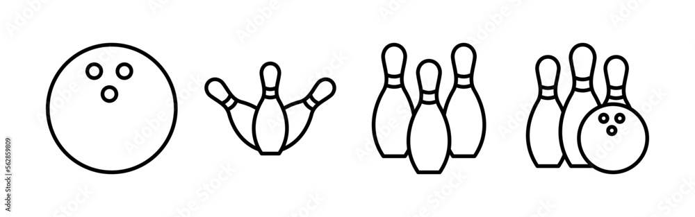 Bowling icon vector for web and mobile app. bowling ball and pin sign and symbol. Bowling icon vector for web and mobile app. bowling ball and pin sign and symbol.