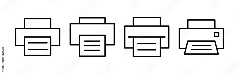 Print icon vector for web and mobile app. printer sign and symbol Print icon vector for web and mobile app. printer sign and symbol